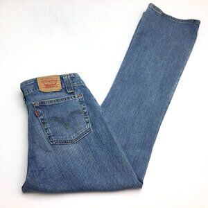 Levi's 525 Jeans Nouveau Low Rise Boot Cut Stretch size 12 length 32"